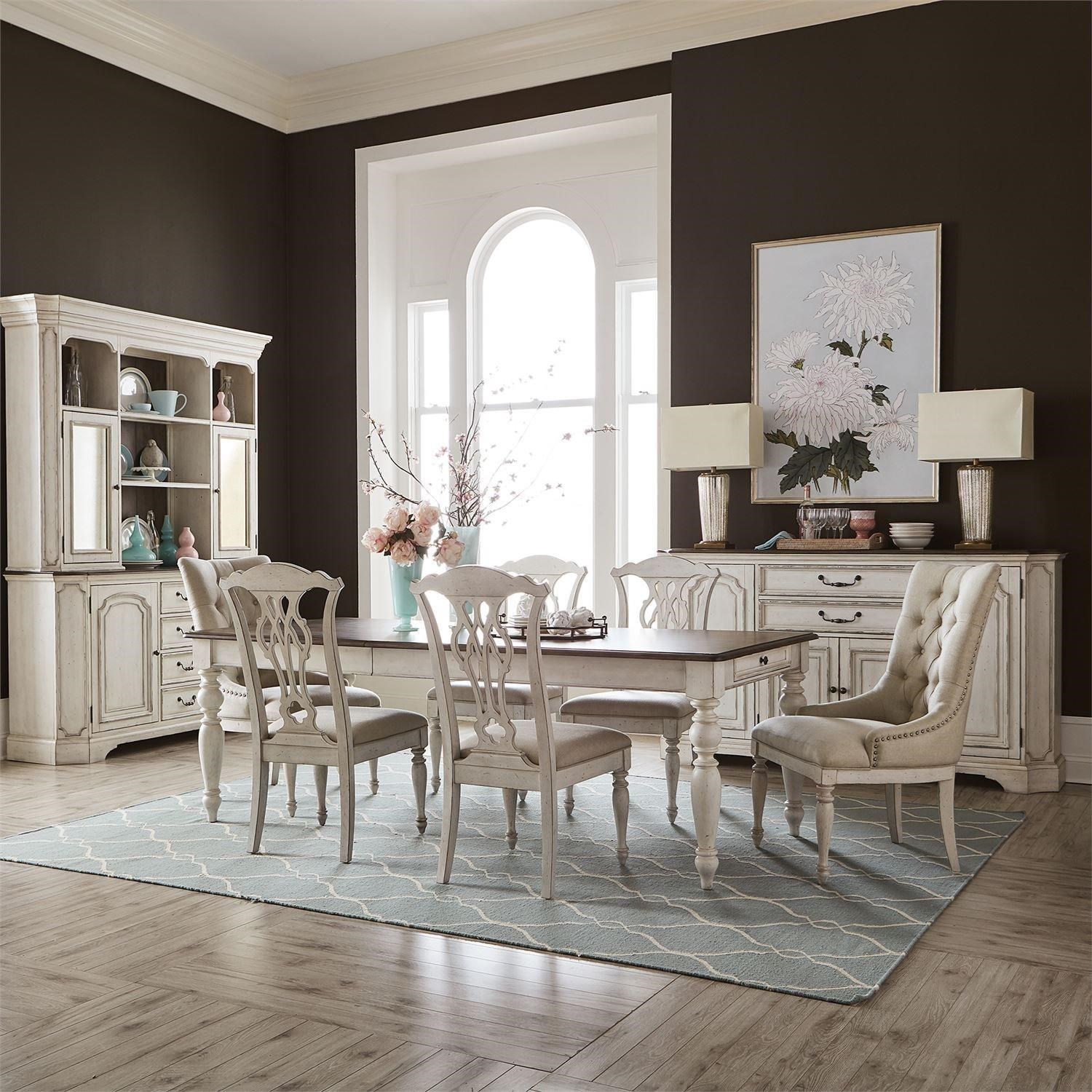 Liberty Furniture Abbey Road Traditional Rectangular Leg Table